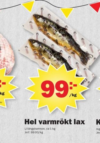 Pekås Lillängs rökeri lax erbjuda