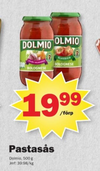 Pekås Dolmio pastasås erbjuda