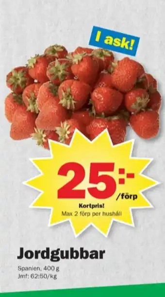 Pekås Scan jordgubbar erbjuda