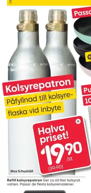 Rusta Cutler kolsyrepatron erbjuda