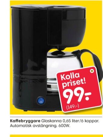 Rusta Kitchen gear kaffebryggare erbjuda