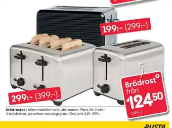 Rusta Kitchen gear brödrost erbjuda