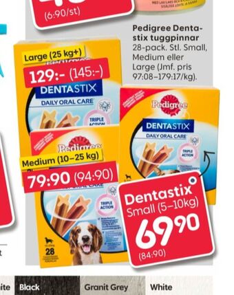 Rusta Dentastix hundsnacks erbjuda