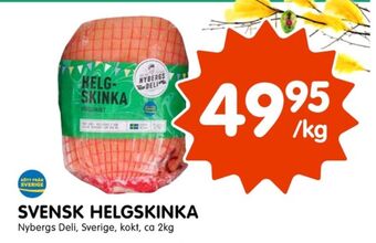 Tempo Nybergs deli helgskinka erbjuda