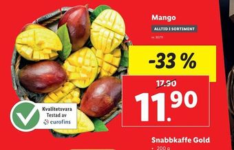 Lidl Mango erbjuda