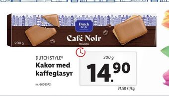 Lidl Kakor med kaffeglasyr erbjuda