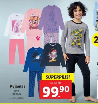 Lidl Pyjamas erbjuda