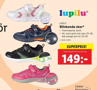 Blinkande skor*