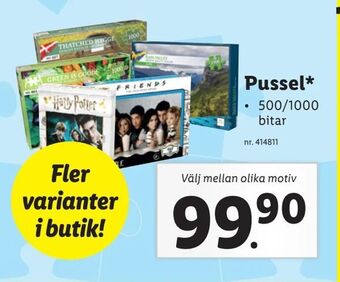 Lidl Pussel erbjuda