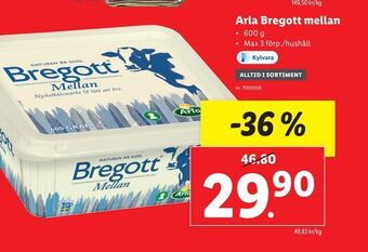 Lidl Arla Bregott mellan erbjuda