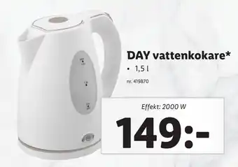 Lidl DAY vattenkokare erbjuda