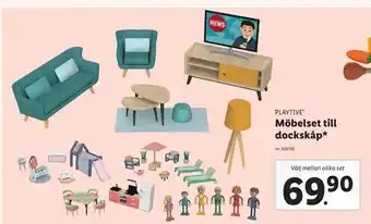 Möbelset till dockskåp