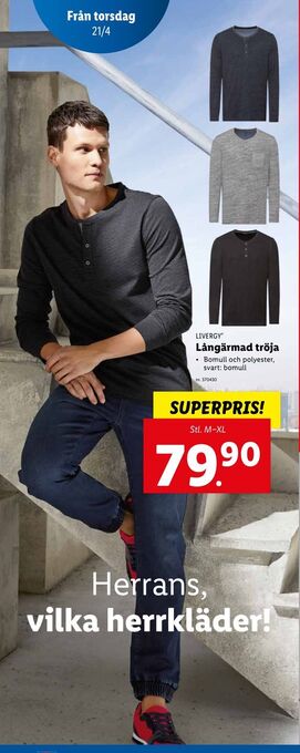 Lidl Långärmad tröja erbjuda