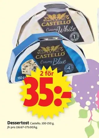 Castello Dessertost 100-150 g