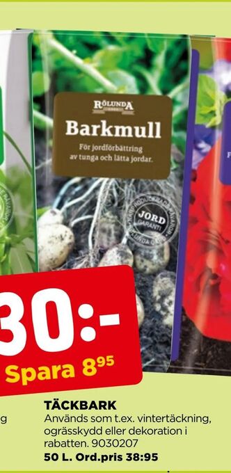 Jem&Fix Täckbark erbjuda