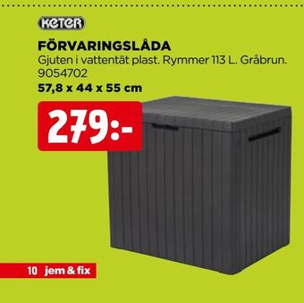 Jem&Fix Förvaringslåda erbjuda