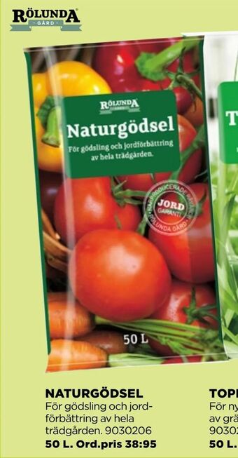 Jem&Fix Naturgödsel erbjuda