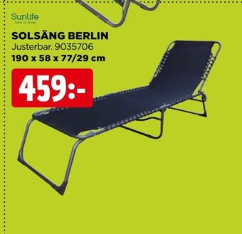 Jem&Fix Solsäng berlin erbjuda