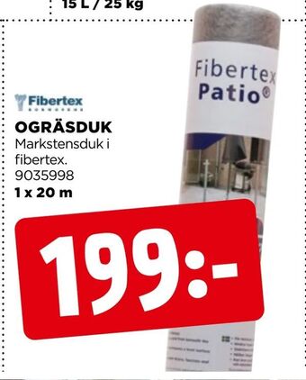 Jem&Fix Ogräsduk erbjuda