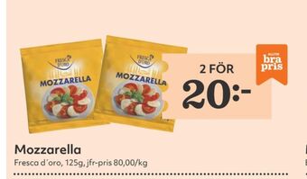 Hemköp Fresca d oro mozzarella erbjuda