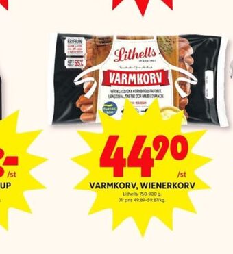 ICA Kvantum Lithells varmkorv erbjuda