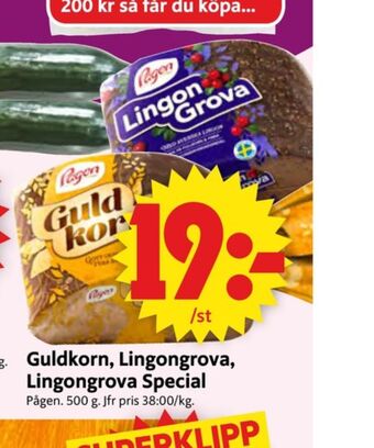 ICA Supermarket Lingongrova rågbröd erbjuda