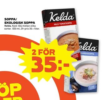 Coop Forum Soppa/ ekologisk soppa erbjuda