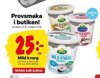 City Gross Mild kvarg erbjuda