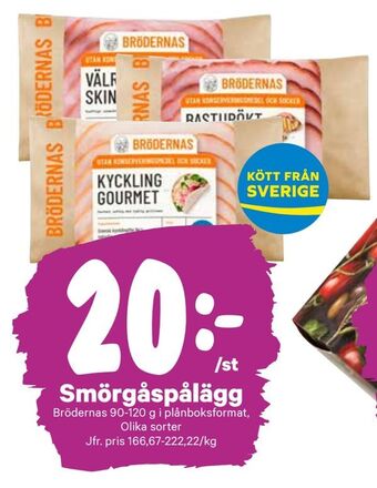 City Gross Smörgåspålägg erbjuda