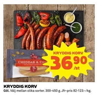 Coop Extra Kryddig korv erbjuda