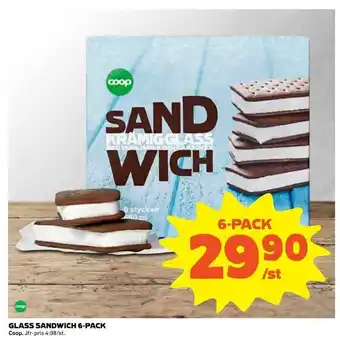 Glass sandwich 6-pack