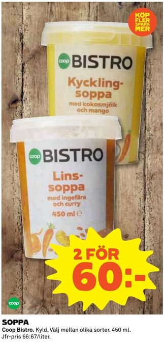 Coop Extra Soppa erbjuda
