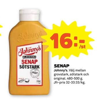 Stora Coop Senap erbjuda