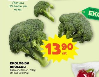 Coop Forum Ekologisk broccoli erbjuda