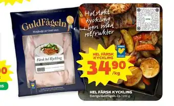 Stora Coop Hel färsk kyckling erbjuda
