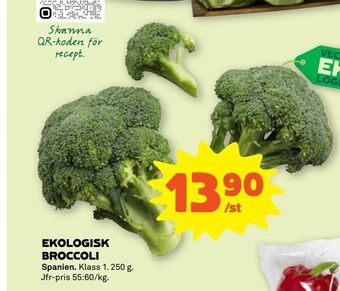 Stora Coop Ekologisk broccoli erbjuda
