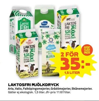 Stora Coop Laktosfri mjölkdryck erbjuda
