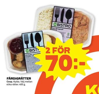 Stora Coop Färdigrätter erbjuda