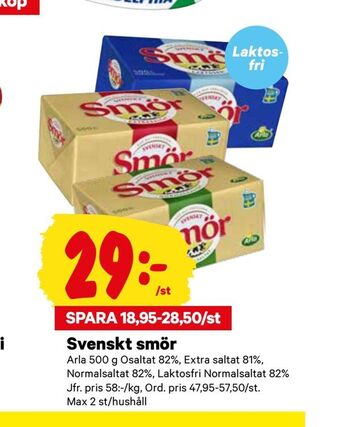 City Gross Svenskt smör erbjuda