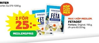 Coop Fetaost erbjuda