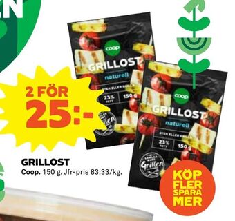 Coop Grillost erbjuda