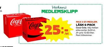 Coop Läsk 6-pack erbjuda