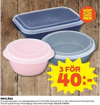 Coop Daglivs Matlåda erbjuda