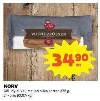 Coop Daglivs Korv erbjuda