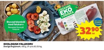 Coop Daglivs Ekologisk falukorv erbjuda