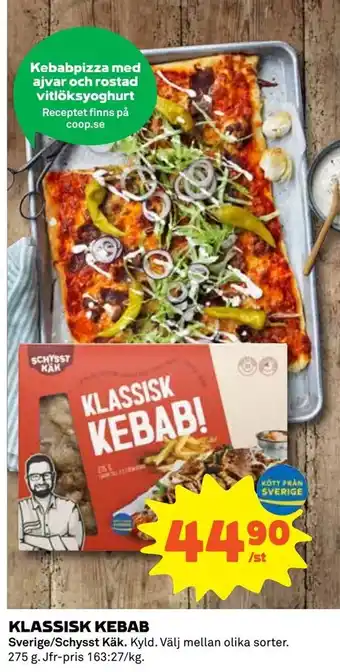 Coop Daglivs Klassisk kebab erbjuda