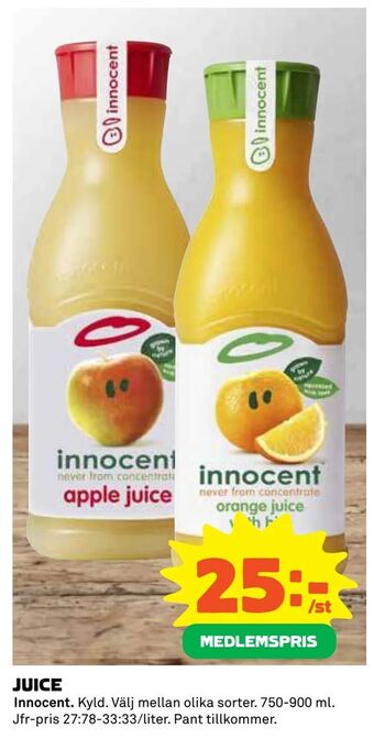 Coop Daglivs Juice erbjuda