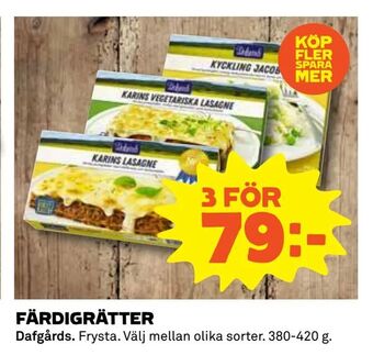Coop Färdigrätter erbjuda