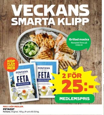 Coop FETAOST erbjuda