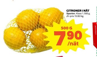 Coop Citroner i nät erbjuda